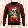 Christmas Ugly Sweater Corgi Wreath Funny Unisex Sweater Gift