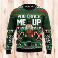 Christmas Ugly Sweater Crack Up Nutcracker Funny Unisex Sweater Gift