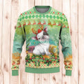 Christmas Ugly Sweater Cute Christmas Reindeer Pug Dog Ugly Sweaters, Merry Christmas Ugly Sweaters