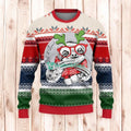 Christmas Ugly Sweater Cute Christmas Sloth Reindeer Ugly Sweaters, Merry Christmas Ugly Sweaters