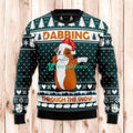 Christmas Ugly Sweater Dabbing Guinea Pig Funny Unisex Sweater Gift