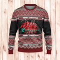 Christmas Ugly Sweater Daddy Bear Red Plaid Christmas Ugly Sweaters, Merry Christmas Ugly Sweaters