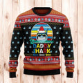 Christmas Ugly Sweater Daddy Shark Funny Unisex Sweater Gift