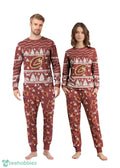 Cleveland Cavaliers Christmas Pattern Family Matching Pajamas Sets Best Gift For Christmas