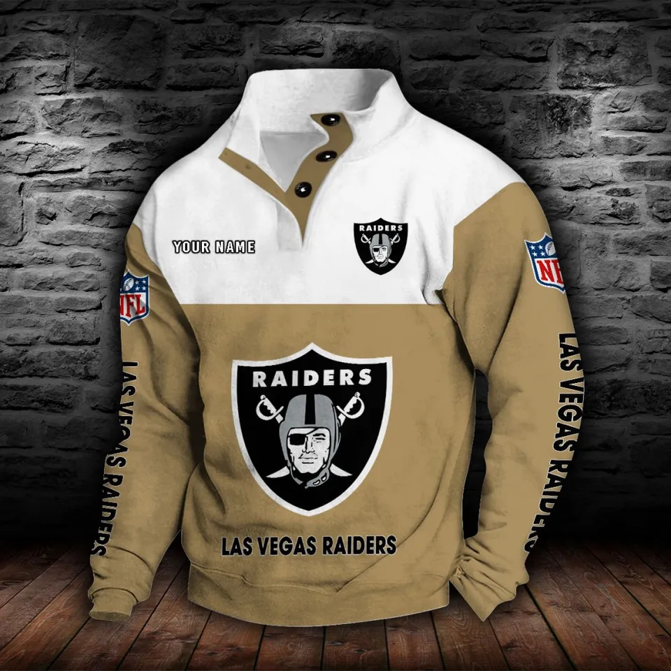 Las Vegas Raider Stand Collar Sweatshirt