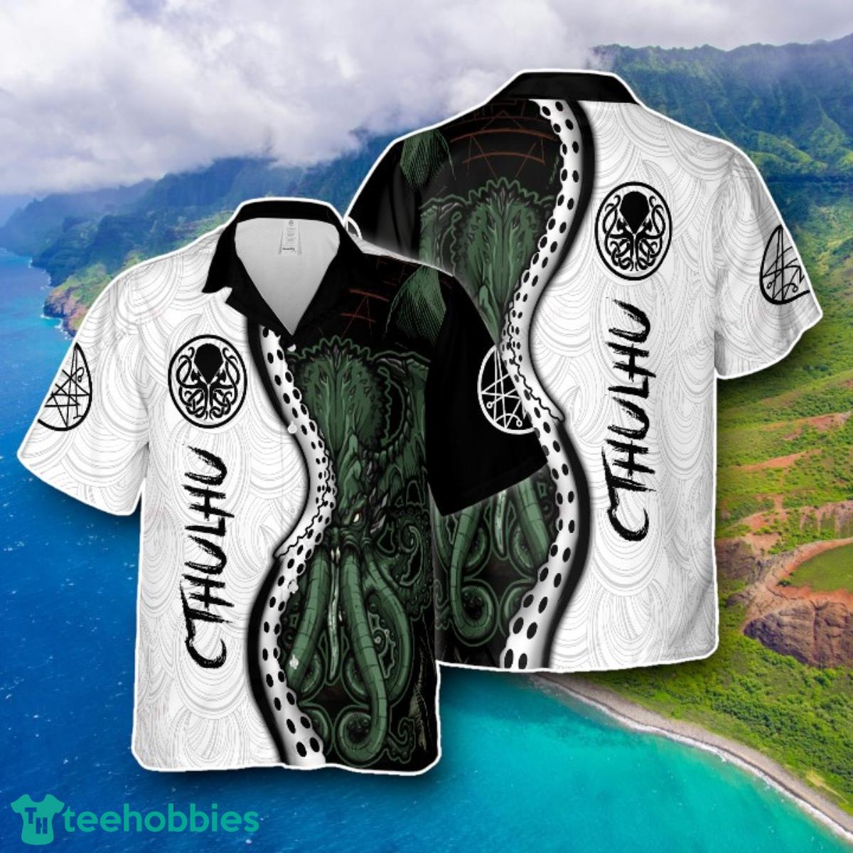 Cthulhu Hawaiian Shirt Style Gift For Men Women