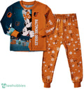 Custom Name Baltimore Orioles Cartoon Mouse Couple Christmas Matching Pajamas Set