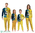 Custom Name Boston Bruins Cartoon Mouse Couple Christmas Matching Pajamas Set