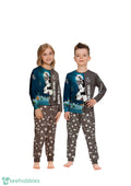 Custom Name Chicago White Sox Cartoon Mouse Couple Christmas Matching Pajamas Set