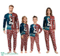 Custom Name Colorado Avalanche Cartoon Mouse Couple Christmas Matching Pajamas Set