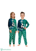 Custom Name Dallas Stars Cartoon Mouse Couple Christmas Matching Pajamas Set