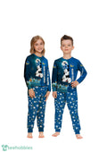 Custom Name Golden State Warriors Cartoon Mouse Couple Christmas Matching Pajamas Set