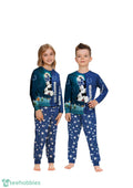 Custom Name Indianapolis Colts Cartoon Mouse Couple Christmas Matching Pajamas Set