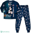 Custom Name Los Angeles Clippers Cartoon Mouse Couple Christmas Matching Pajamas Set
