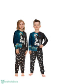Custom Name Miami Marlins Cartoon Mouse Couple Christmas Matching Pajamas Set