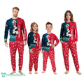 Custom Name Ottawa Senators Cartoon Mouse Couple Christmas Matching Pajamas Set