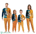 Custom Name Phoenix Suns Cartoon Mouse Couple Christmas Matching Pajamas Set