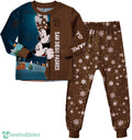 Custom Name San Diego Padres Cartoon Mouse Couple Christmas Matching Pajamas Set