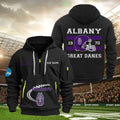 Custom Albany Great Danes Quarter Zip Tactical Hoodie