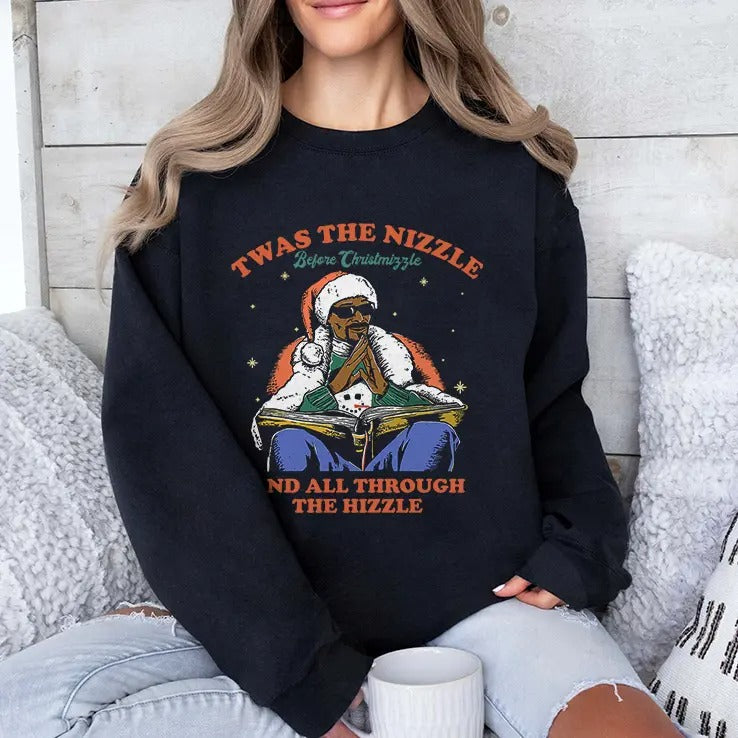 Snoop Dogg Twas The Nizzle Before Christmizzle And All Through The Hizzle T Shirt