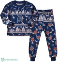 Detroit Tigers MLB Christmas Pattern Family Matching Pajamas Sets Best Gift For Christmas