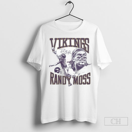 Official Vikings Randy Moss Signature Portrait