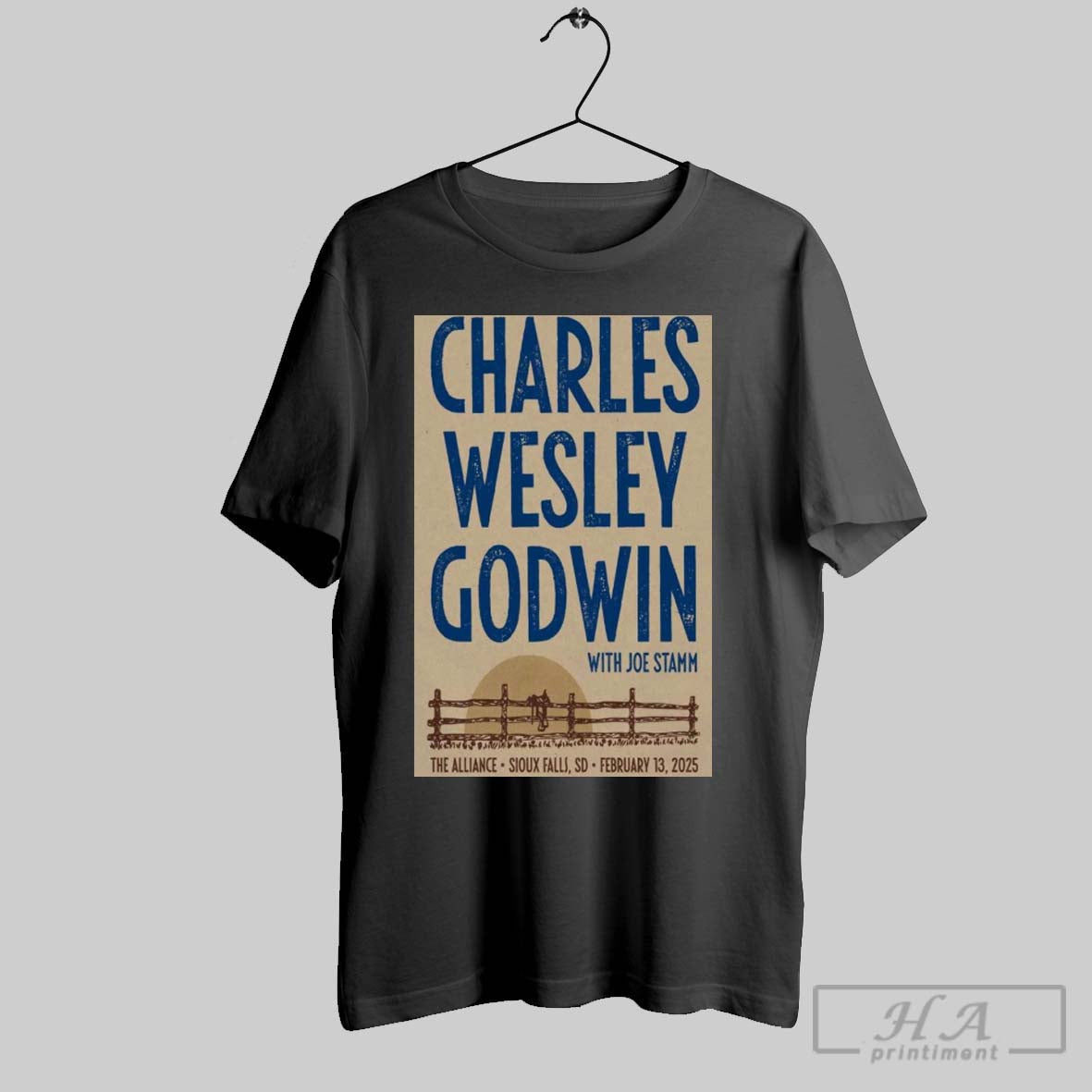 Poster Charles Wesley Godwin Sioux Falls Sd February 13 2025 T Shirt