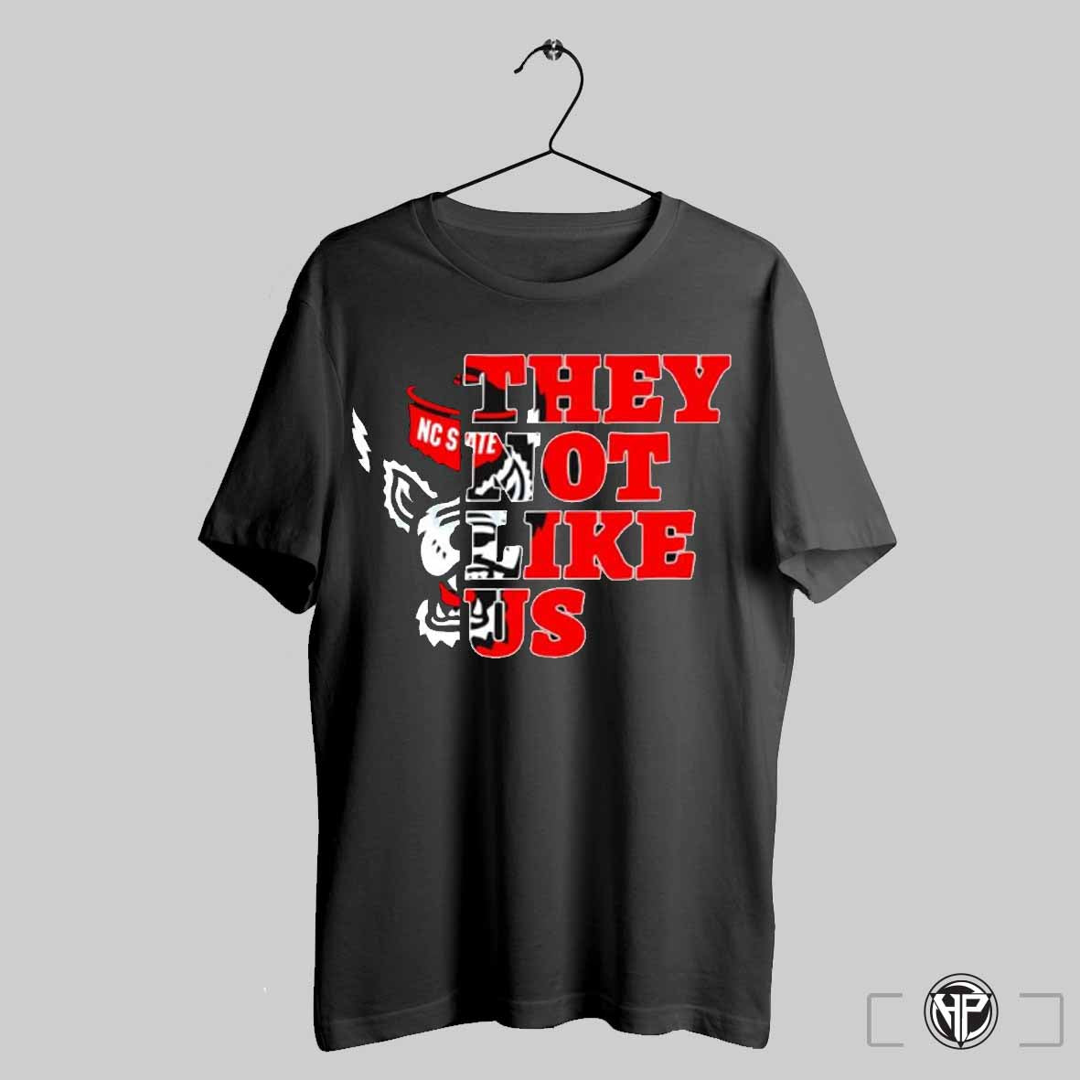 They Not Like Us Nc State Wolfpack Football 2024 Logo Shirt Trending Sweatshirt
