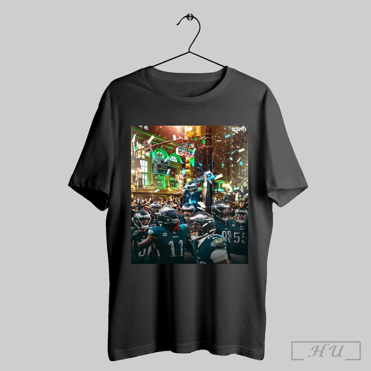 Theres An Eagles Party On Broad Street Super Bowl Champions Shirt Sweatshirt