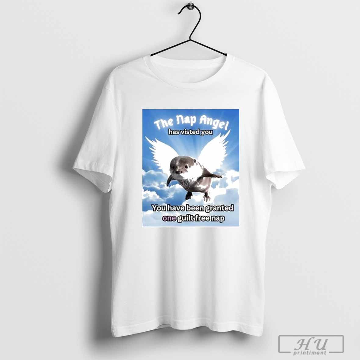 The Nap Angle Has Visited You You Have Been Granted One Guilt Free Nap T-Shirt