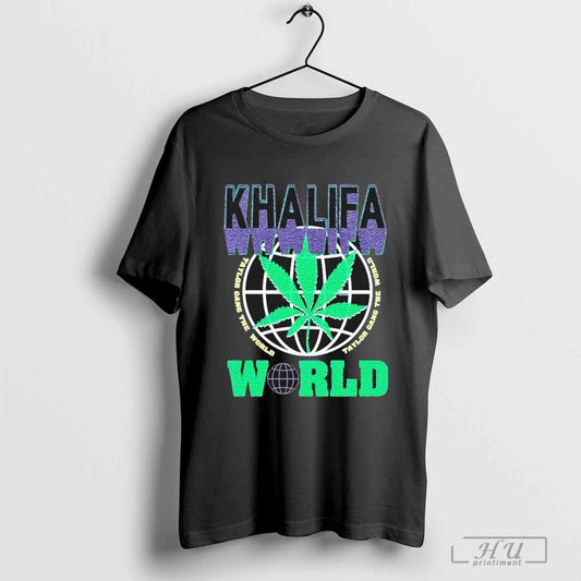 Wiz Khalifa Khalifa Taylor Gang The World Globe T-Shirt