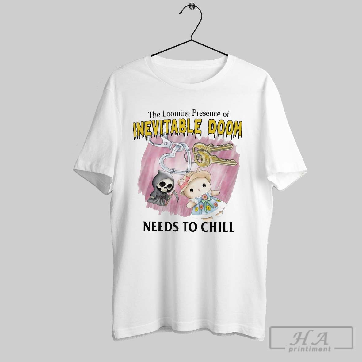 The Looming Presence Of Inevitable Doom Needs To Chill Shirt