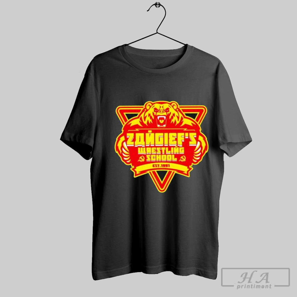 The Russians Bear Wrestlingss Essential Logo Shirt