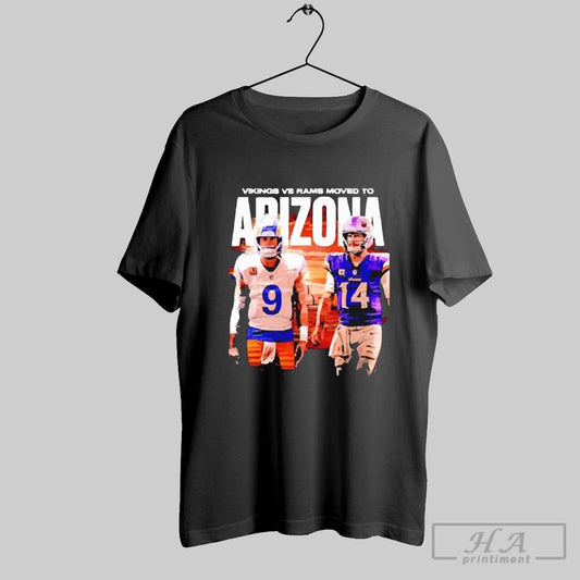 Official Vikings Vs Rams Moved To Arizona Shirt
