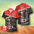Dr Pepper Eagle American Flag Combo Hawaiian Shirt & Shorts For Men Women