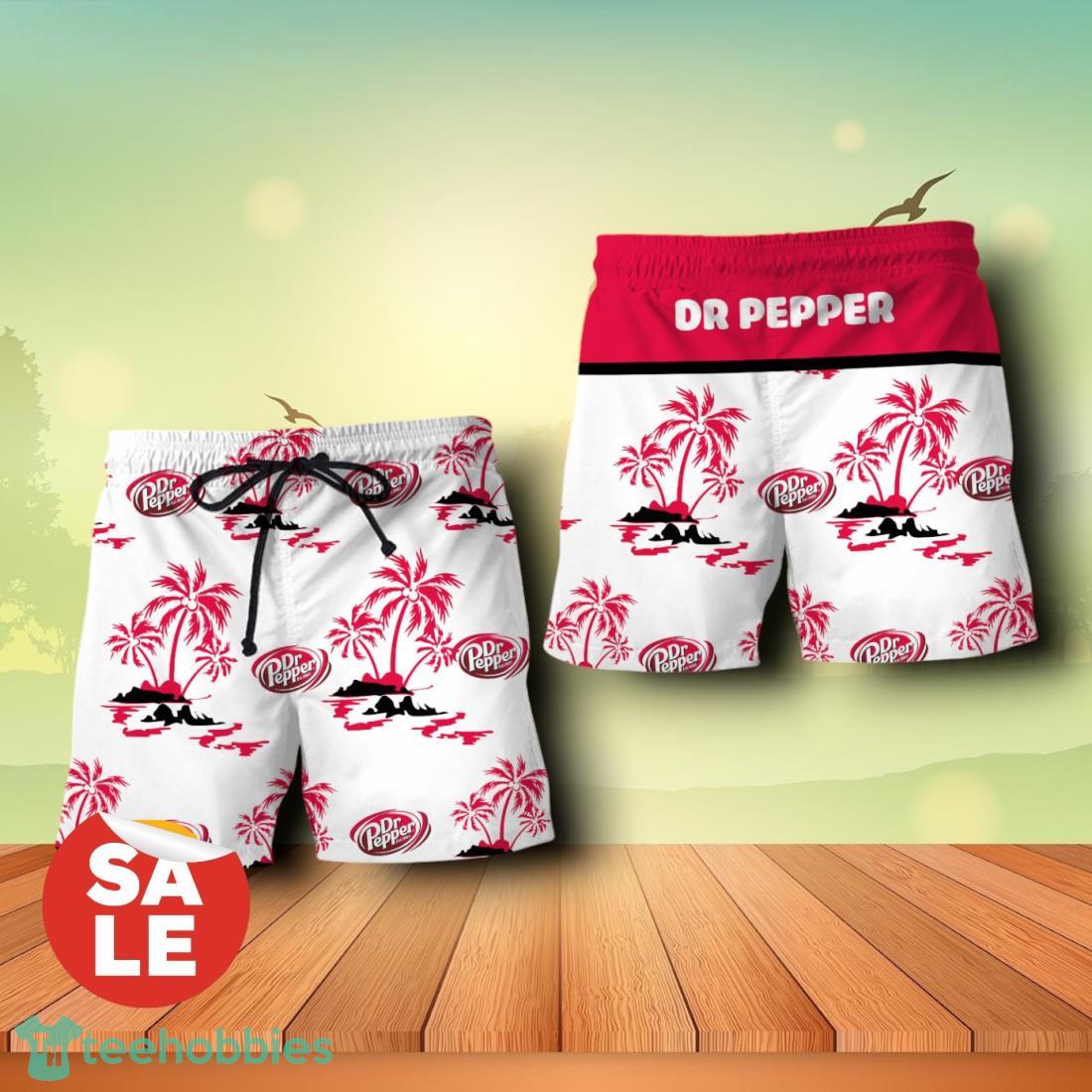 Dr Pepper Summer Beach Combo Hawaiian Shirt & Shorts For Men Women