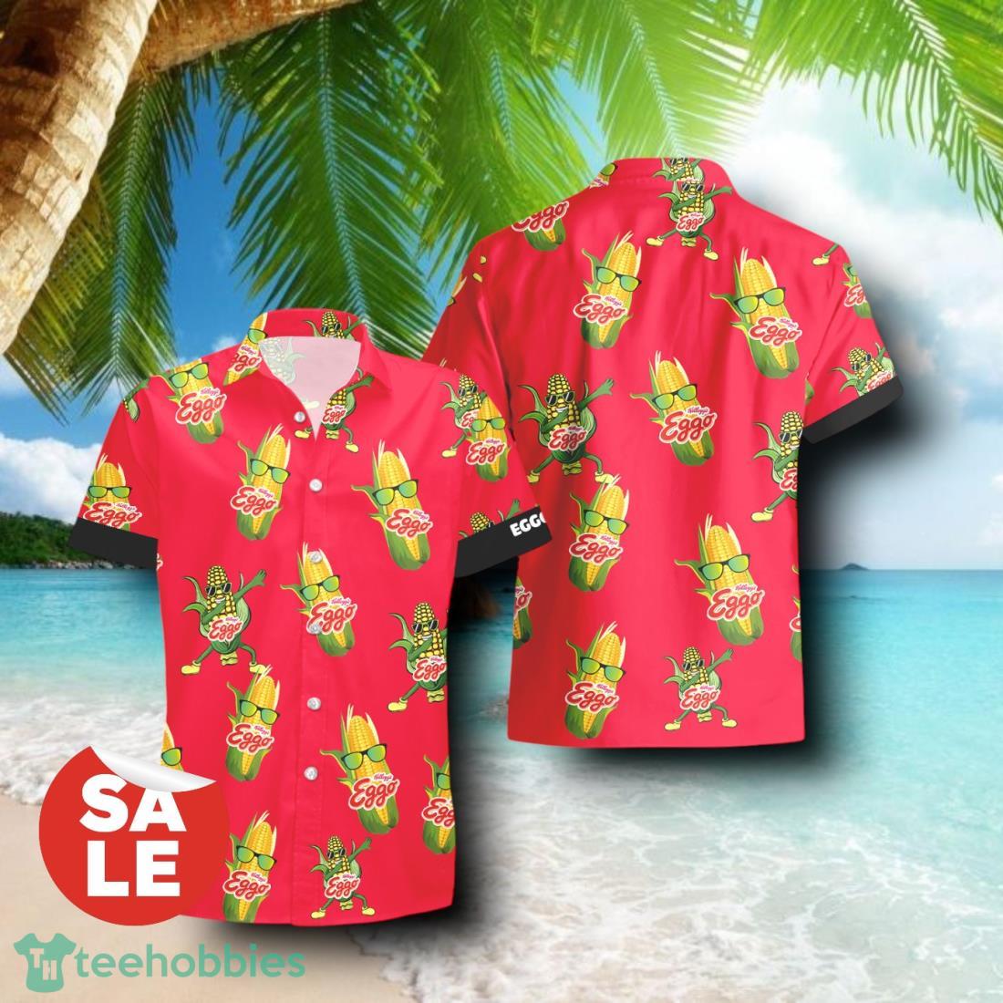 Eggo Funy Combo Hawaiian Shirt & Shorts For Men Women