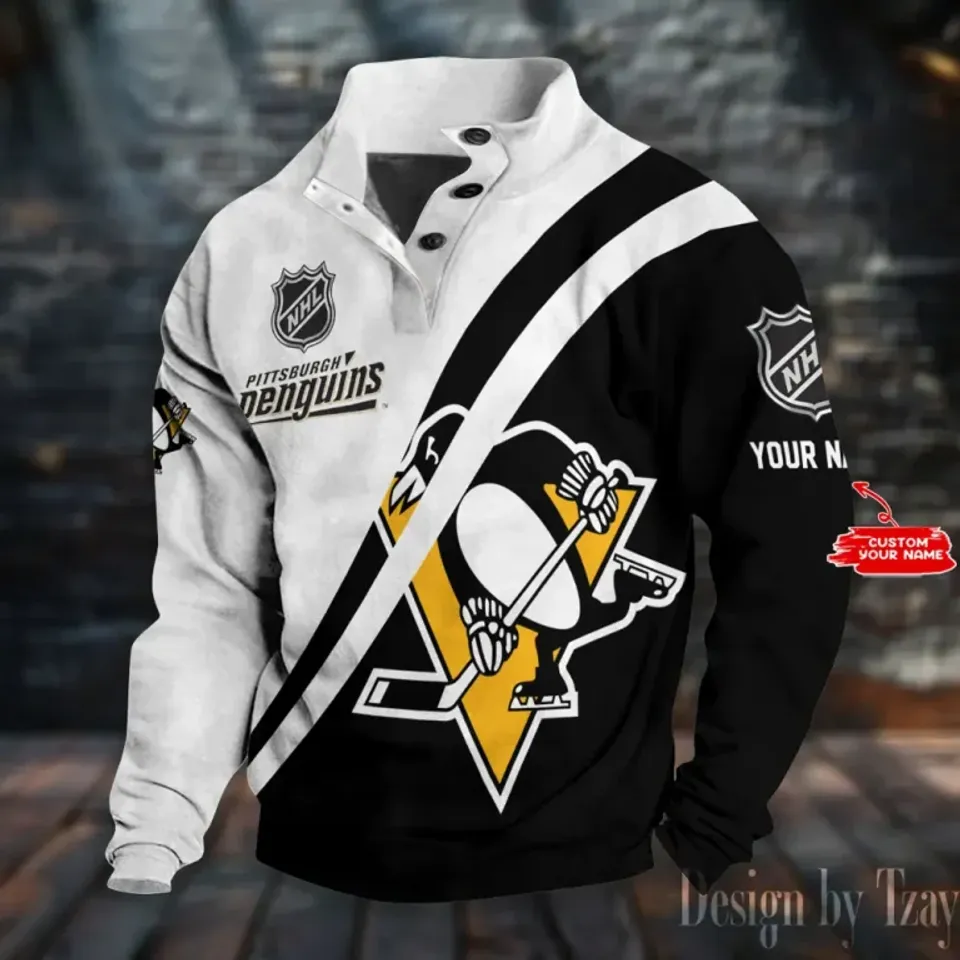 Pittsburgh Penguins Stand Collar Sweatshirt