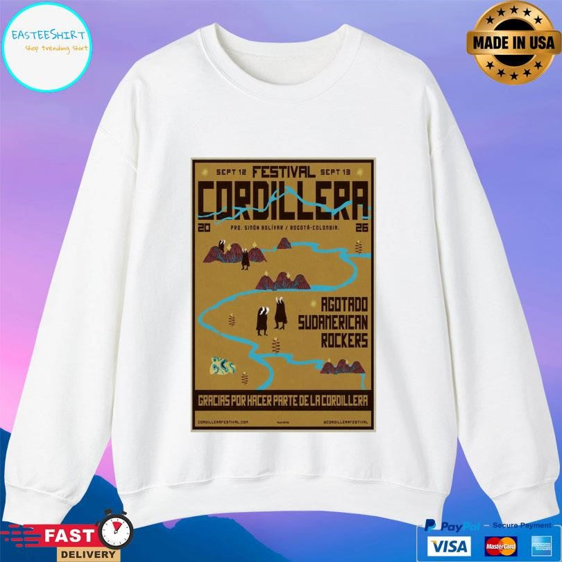 Festival Cordillera 2026 Bogotá Colombia Sep 13 2026 Shirt