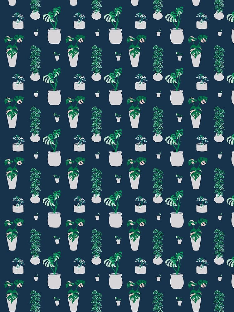 Variegated Monstera Seamless Pattern by Customary Designs