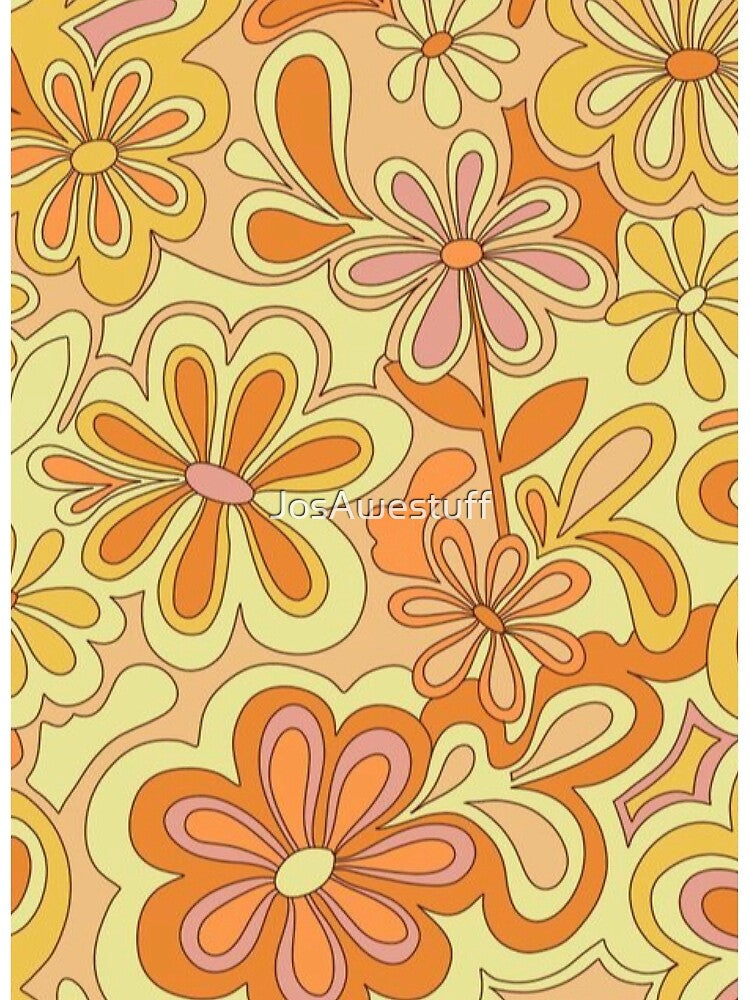 Floral Retro Pattern by JosAwestuff