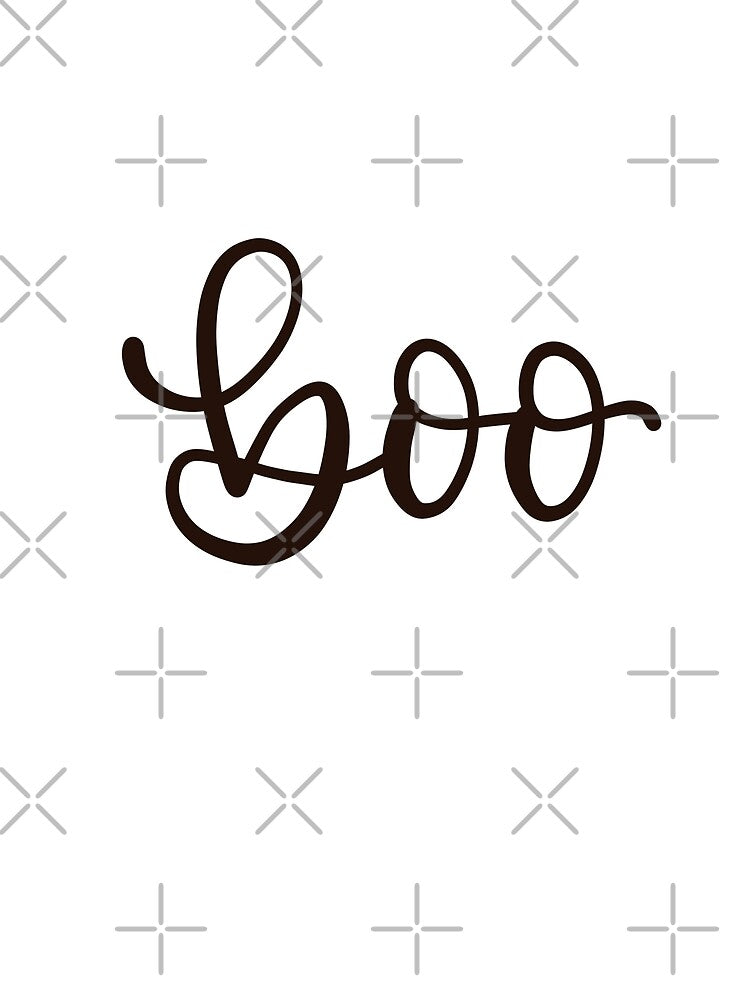 Boo - Script in Black by eaprice19