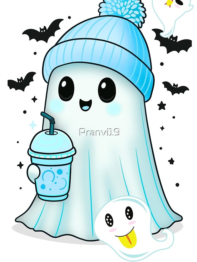 Boo-tiful Little Ghost In winter season by Pranvi19