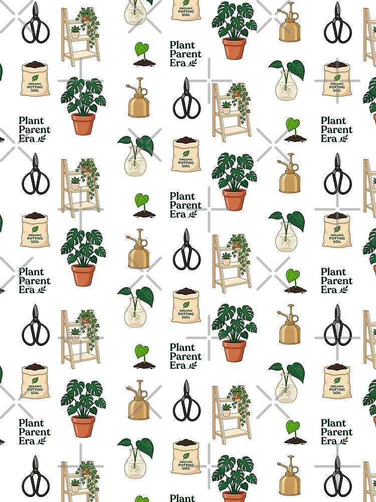 Plant Parent Urban Jungle Aesthetic Indoor Gardening Hobby Art by Osmose-Studio
