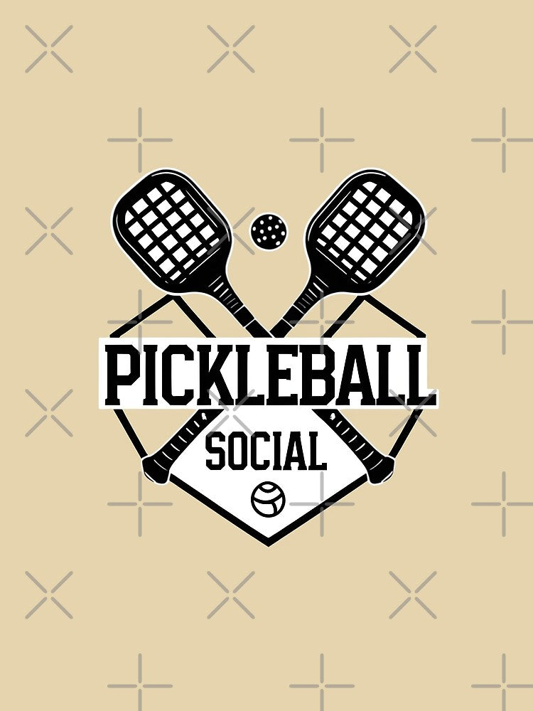 Pickleball Social Club Vintage Paddle Logo Retro Sports Graphic for Shirts Stickers Gifts | HD Premium Design by MillionaireGenZ ⭐⭐⭐⭐⭐ (5.0)
