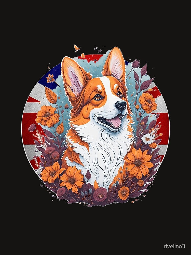 Funny Corgi Dog by rivelino3