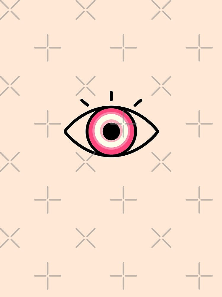 evil eye - pink aesthetics by Colorful-Inspo