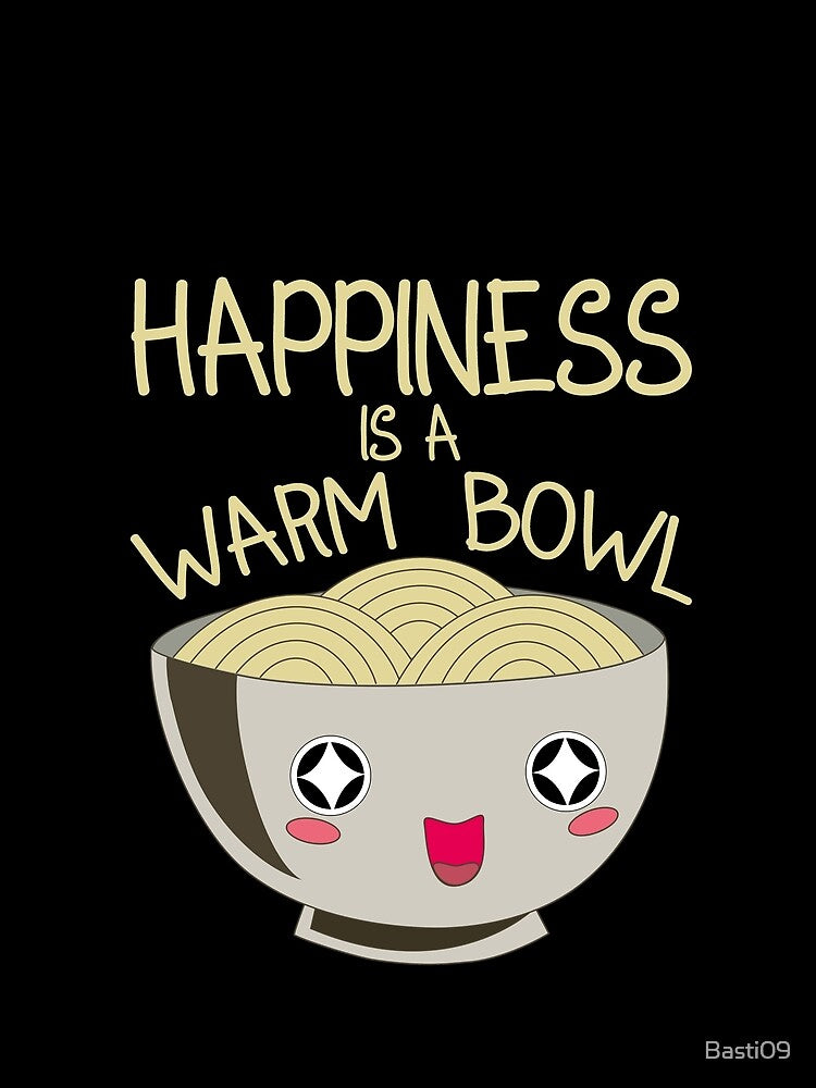 Kawaii Ramen Miso Pho Soup Bowl Vietnamese by Basti09