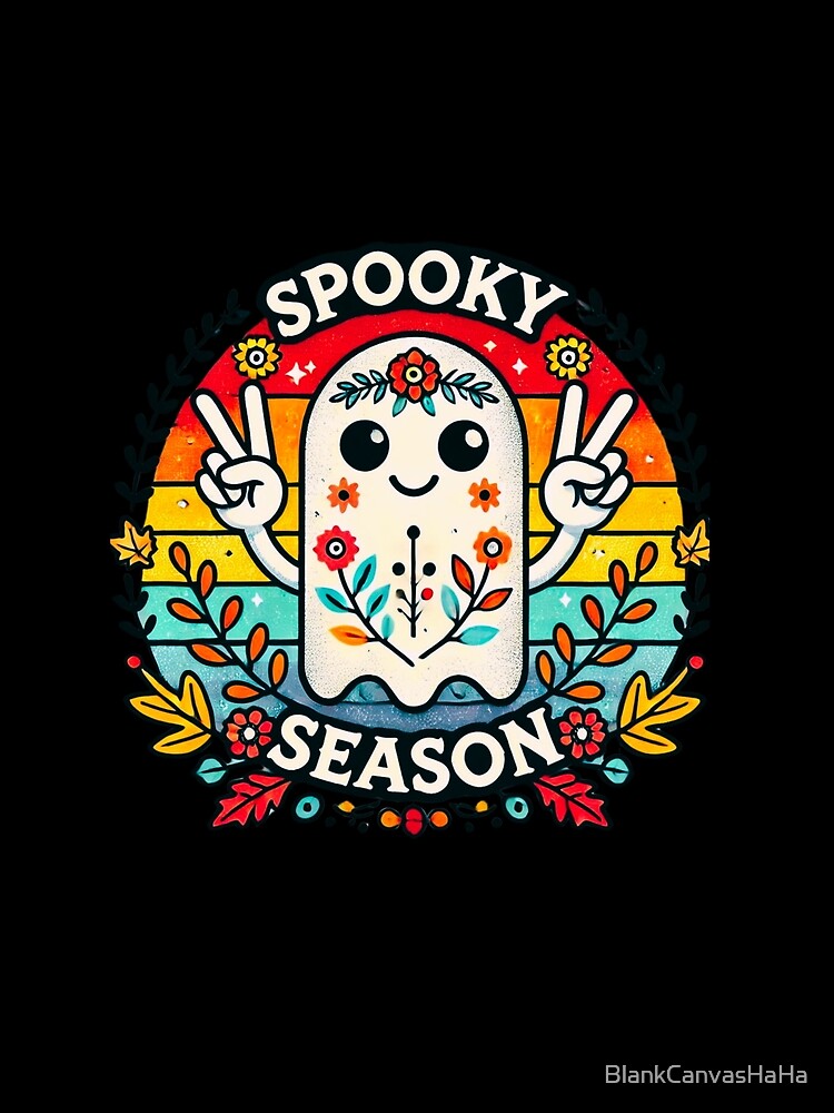 Hippie Ghost Halloween by BlankCanvasHaHa