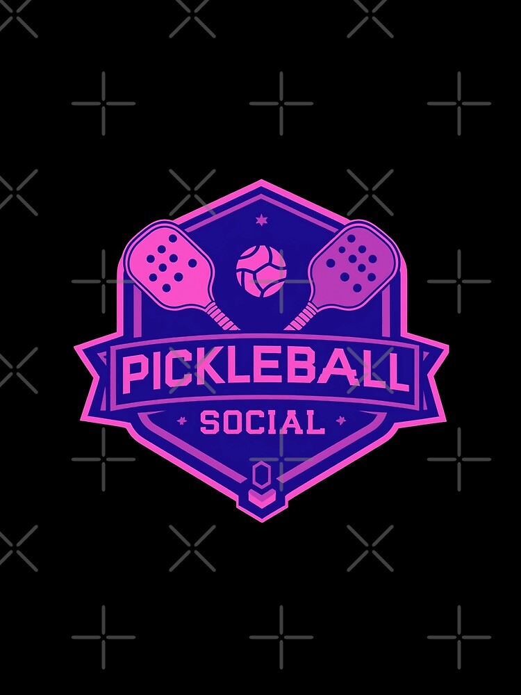 Pickleball Social Club Retro Badge Shirt for Women Players | HD Premium Design for Pickleball lovers by MillionaireGenZ ⭐⭐⭐⭐⭐ (5.0)